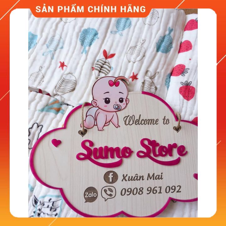 [HÀNG CHUẨN] Chăn Xô 6 Lớp Xuất Nhật Mềm Mại Cho Bé