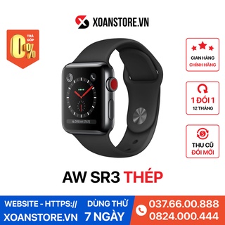 Đồng hồ iwatch series 3 Thép 38mm và 42mm mới 99% bảo hành 12 tháng tại Xoăn Store
