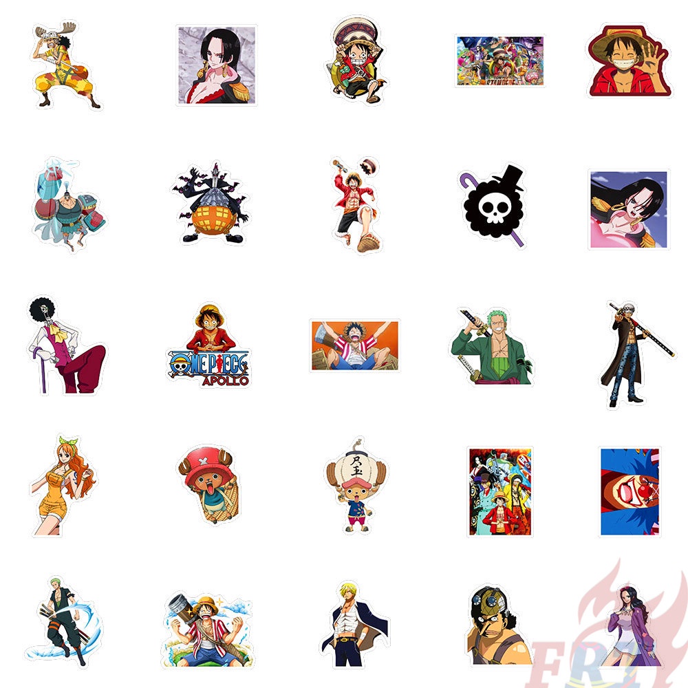 ❉ ONE PIECE STAMPEDE Series 01 Stickers ❉ 50Pcs/Set DIY Fashion Luggage Laptop Skateboard Doodle Decals Stickers