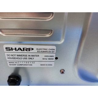 Lò nướng Sharp EO-A384RCSV-ST 38 lít hàng trưng bày 98%