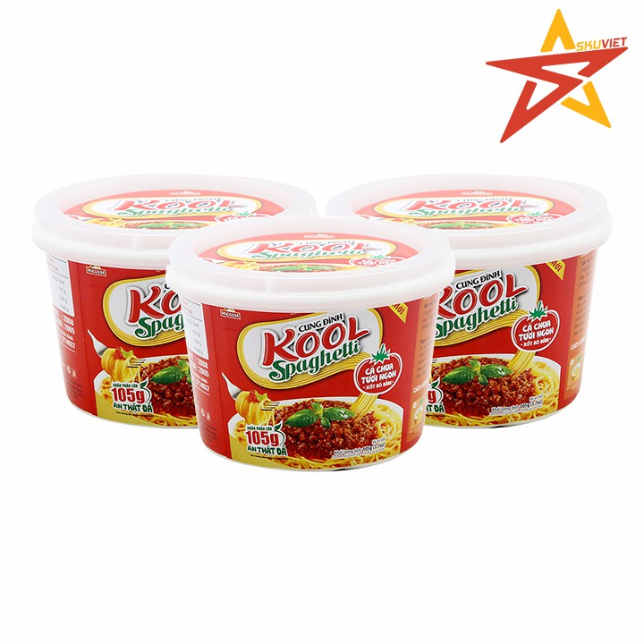 Mì Cung Đình Kool Sợi khoai tây Sốt Spaghetti thịt bò bằm