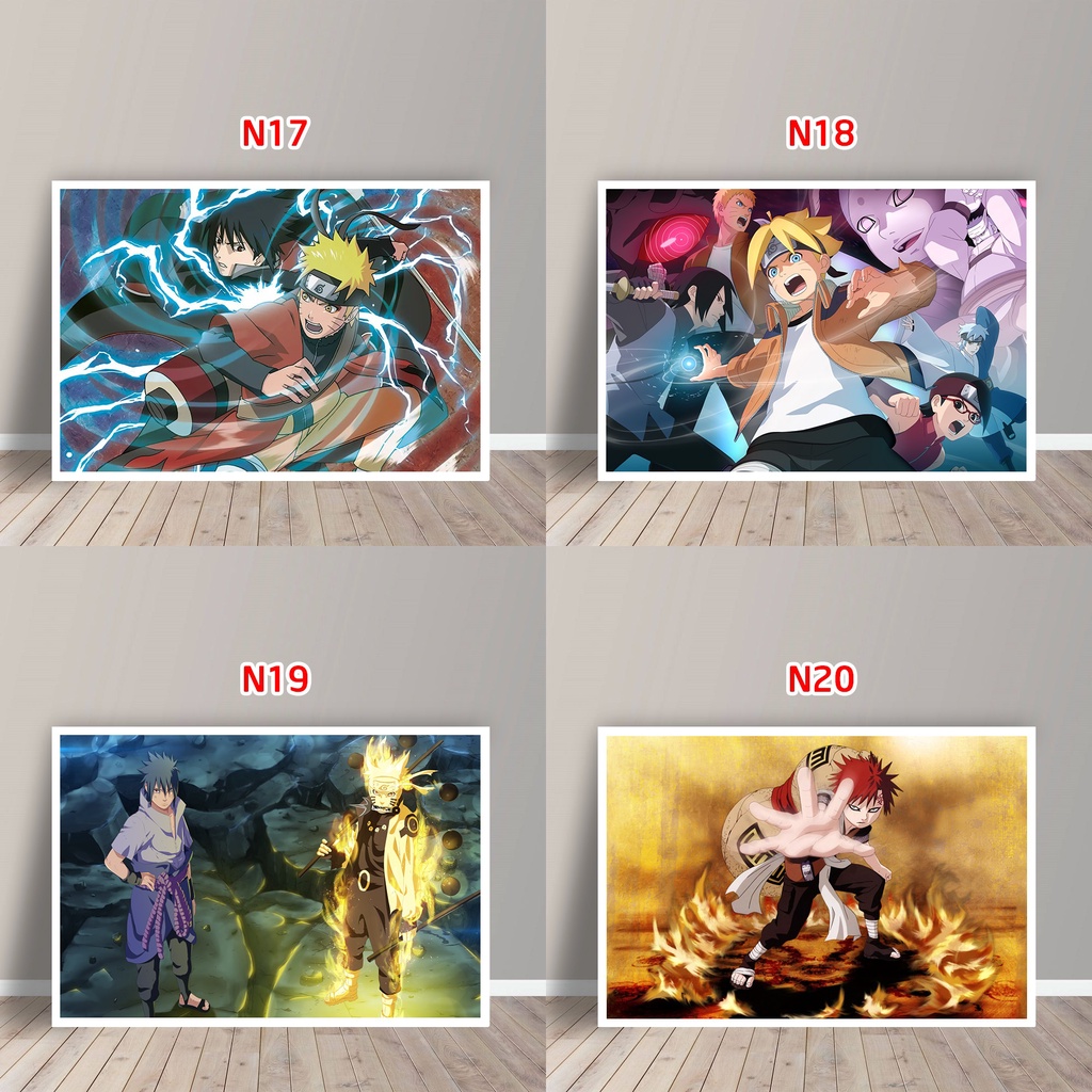 Tấm Postcard Cao Cấp Anime Naruto