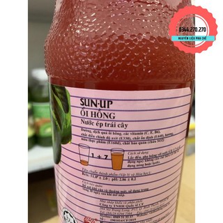 Nước Ép Sun Up Ổi Hồng 850ml