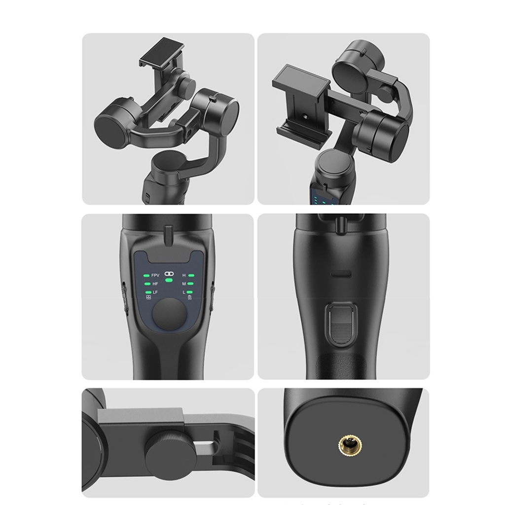 Gimbal chống rung 3 trục mới F8 ⏫Bản nâng cấp của F6⏫ Kết nối bluetooth cho điện thoại quay video ổn định