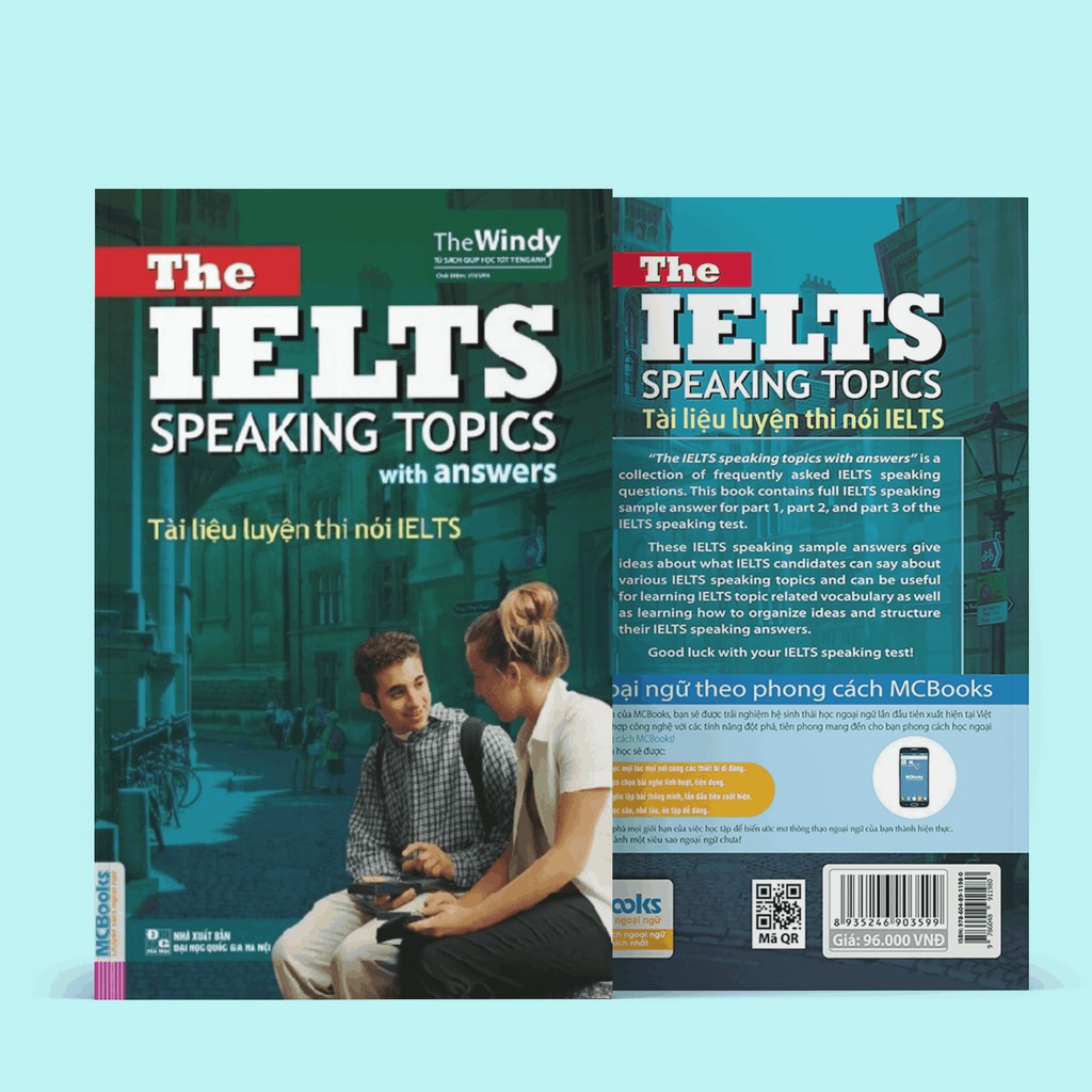 Sách - The Ielts Speaking Topics: Tài Liệu Luyện Thi Nói Ielts (Học Cùng App MCBOOKS)