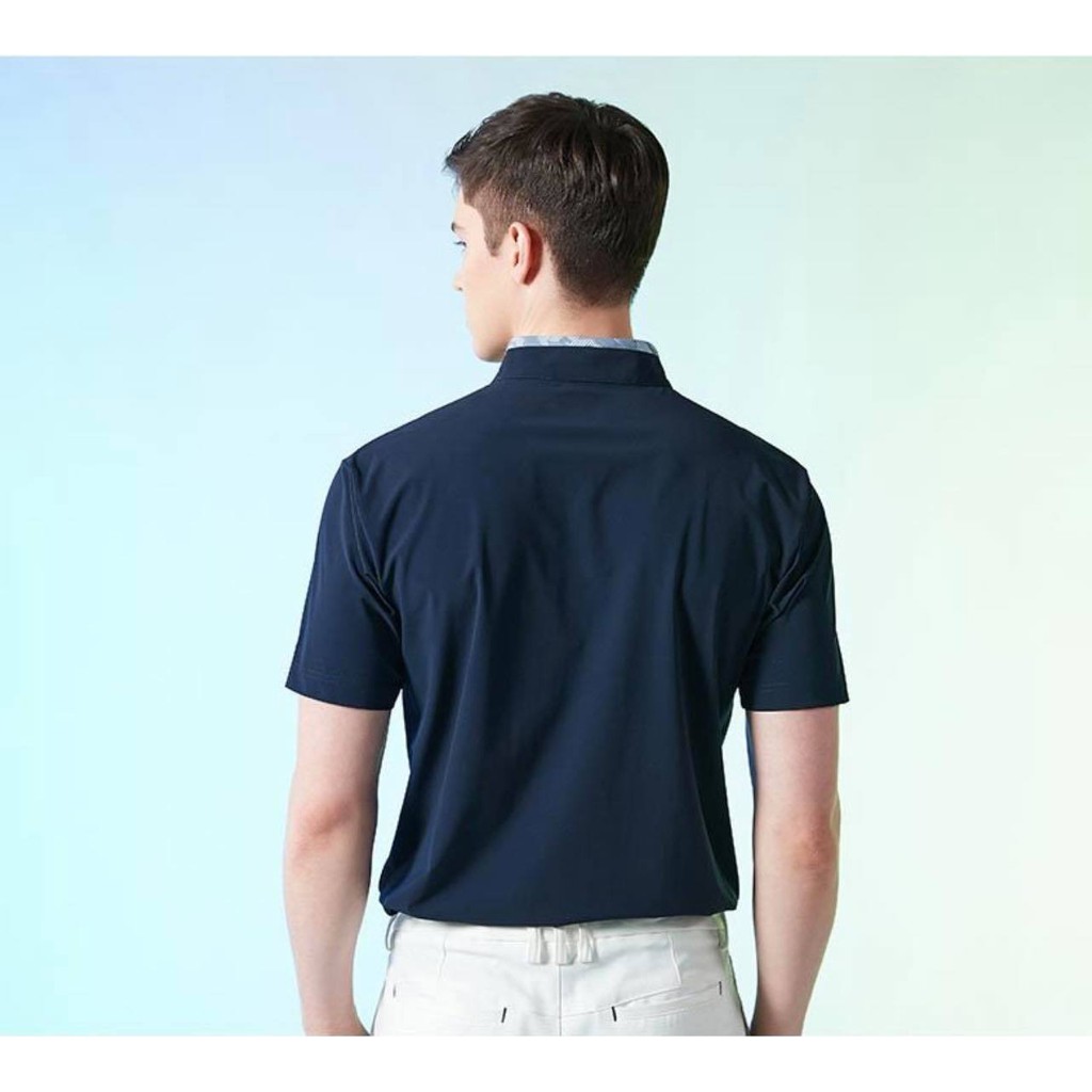 Áo thun nam dòng Golf Milet Stretch cổ trụ vải có 1000 lỗ thoáng