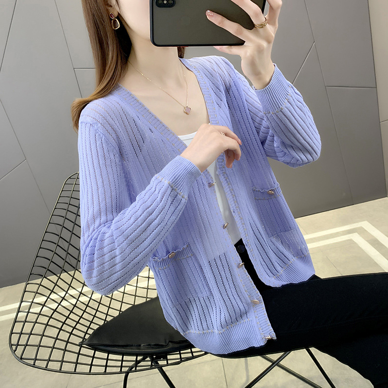 Áo Khoác Cardigan Dệt Kim Chống Nắng Cho Nữ | BigBuy360 - bigbuy360.vn