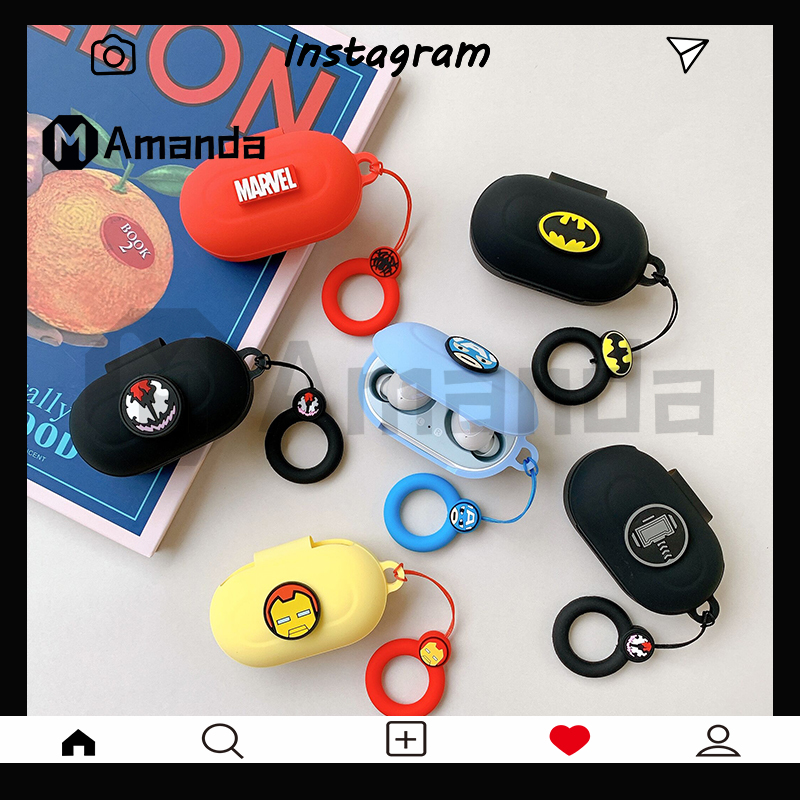 Vỏ bảo vệ hộp sạc tai nghe silicon chống bụi cho Samsung Galaxy Buds/Buds+/Buds Plus