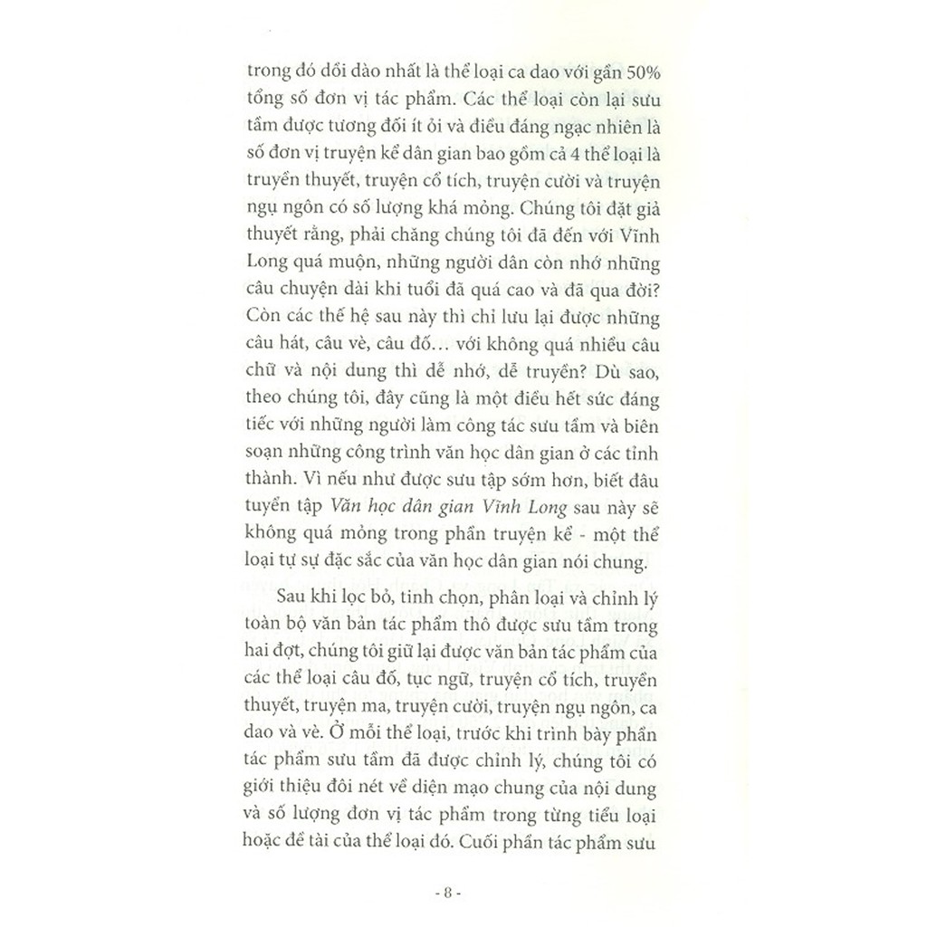 Sách - Văn Học Dân Gian Vĩnh Long (Tuyển Chọn Từ Tài Liệu Sưu Tầm Điền Dã) - Tập II