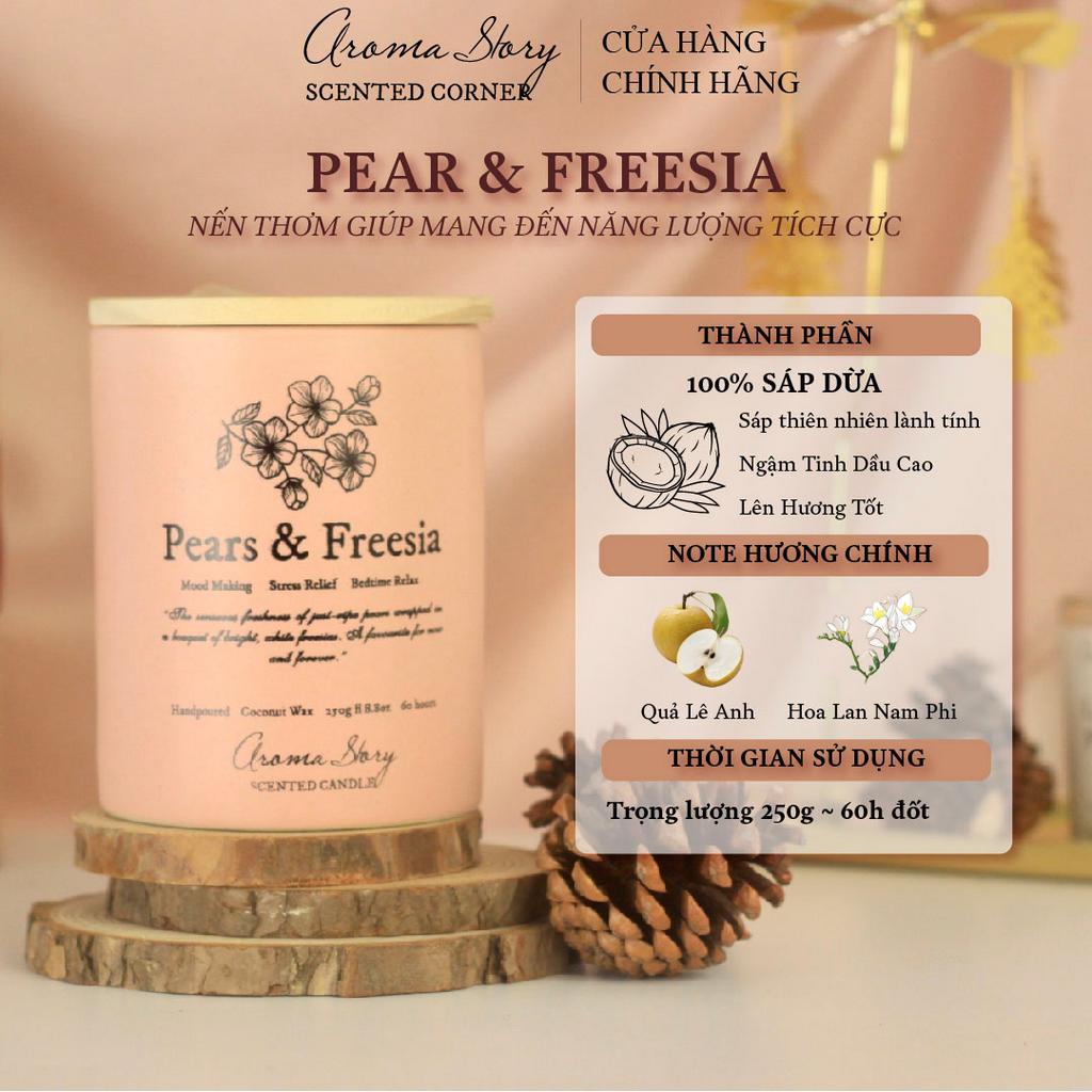 Nến Thơm Cốc Gốm Sứ Bát Tràng Aroma Story, Quà Tặng Nến Thơm Thiên Nhiên Cao Cấp, Sang Trọng Size 250g