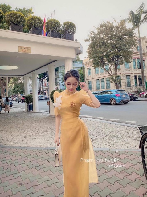 Áo dài bigsize têt chị emm ơi Hình thật shop chụp 🥰🥰