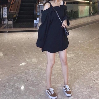 🎀Áo Trễ Vai Giấu Quần