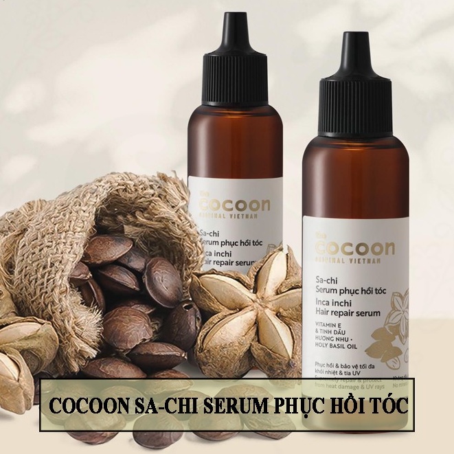 Tinh Chất Dưỡng Tóc COCOON Sa Chi Hair Repair Serum Phục Hồi, Bảo Vệ Tóc 70ml