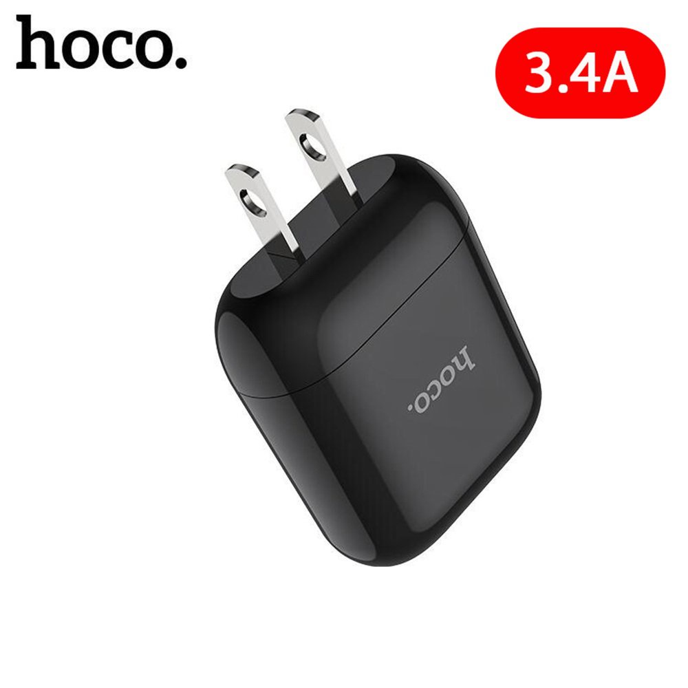 Bộ sạc Hoco HK2 Micro Usb hỗ trợ dòng lên đến 3.4A tự động điều chỉnh điện áp cho phù hợp với các thiết bị