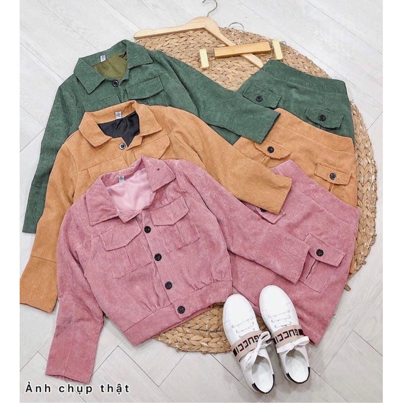 ❤️ ẢNH CHỤP THẬT SET BÒ ÁO + CHÂN VÁY #195