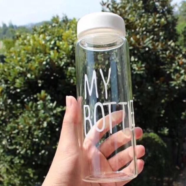 [FREESHIP XTRA]  (Chọn màu) BÌNH NƯỚC THUỶ TINH MY BOTTLE