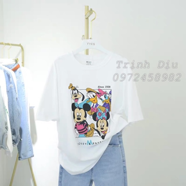 FRESHIP 50K⚡️ẢNH THẬT- ÁO PHÔNG MICKEY COTTON QUẢNG CHÂU HOT HIT 2020