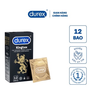 Bao cao su DUREX KINGTEX 12 chiếc