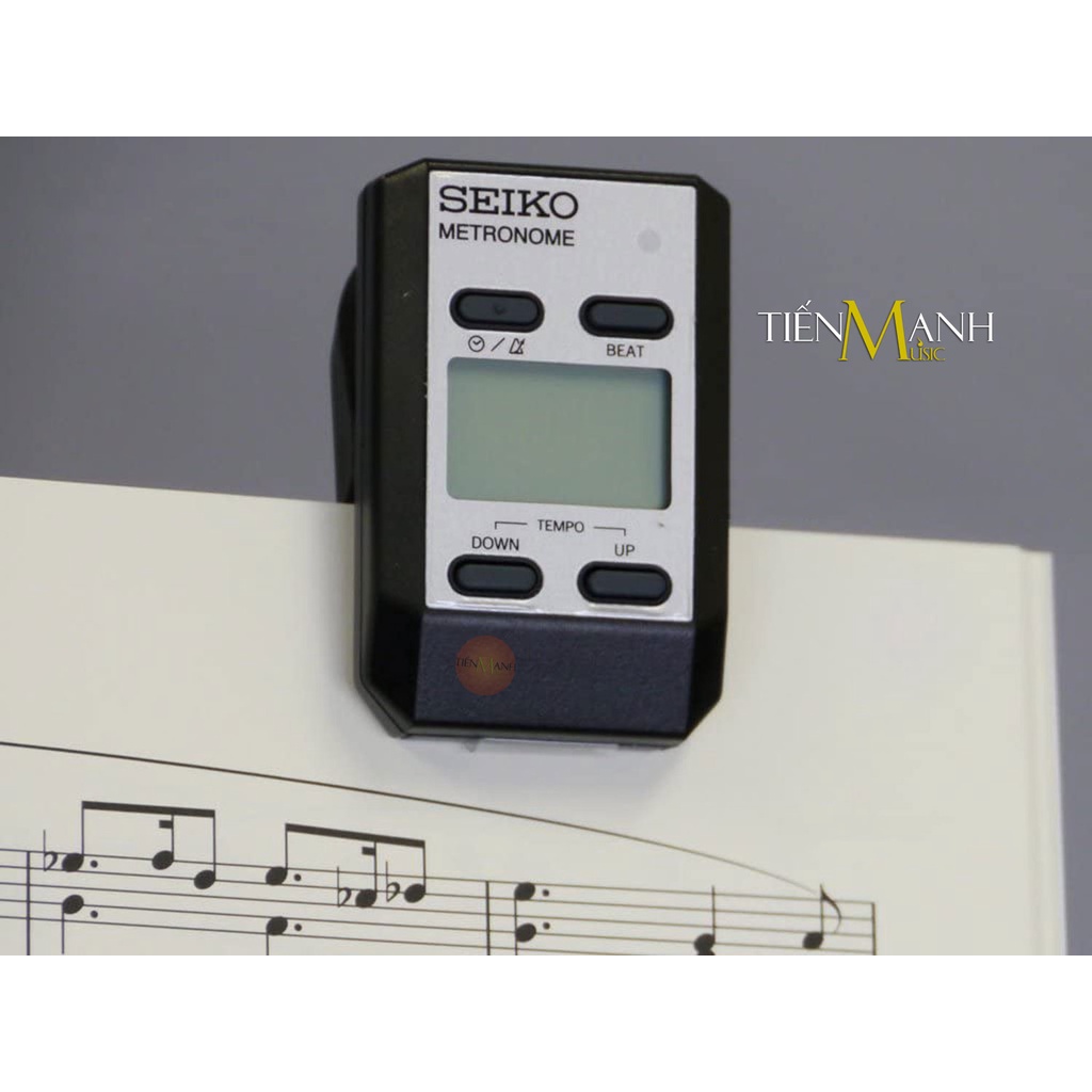 [Chính Hãng] Máy Đập Nhịp Điện Tử Seiko DM51 - Metronome Dùng cho Học Nhạc Cụ, Piano, Organ, Violin, Sáo - Đếm, Gõ, Đánh