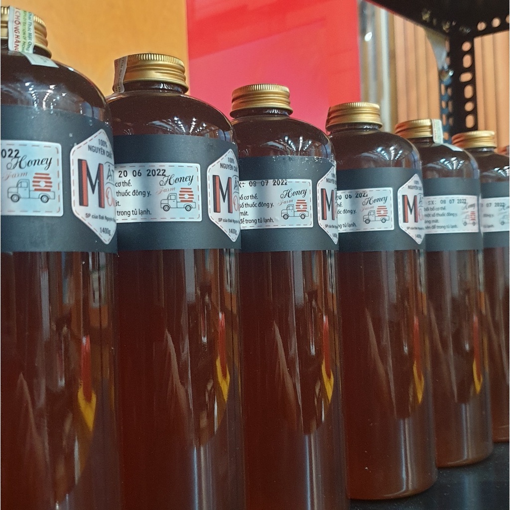 Mật Ong Hoa Cà Phê Nguyên Chất Thế Hồng 1400g (1 LÍT) (TRẢ HÀNG NẾU SẢN PHẨM KHÔNG THẬT)