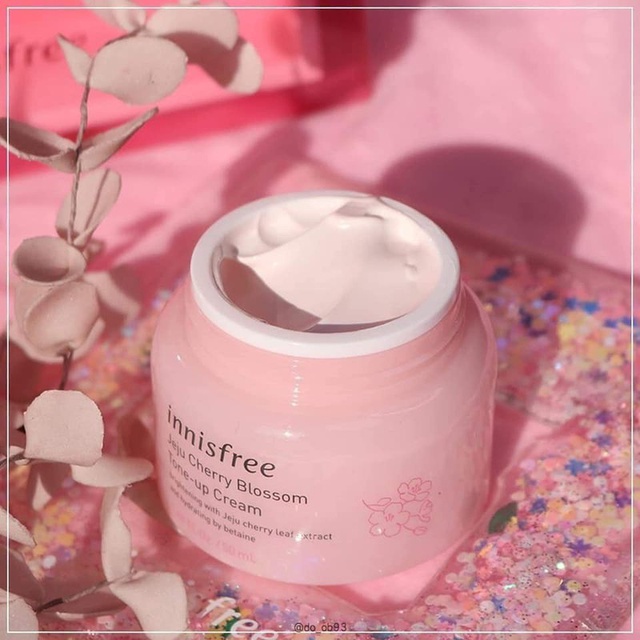 Kem Dưỡng Da Tone up / 𝘍𝘳𝘦𝘦𝘴𝘩𝘪𝘱 / Kem Dưỡng Innisfree Hoa Anh Đào Jeju Cherry Blossom Tone Up Cream 50ML Chuẩn Hàn Quốc