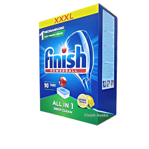 [ALL IN 1] Viên rửa bát Finish All In One Deep clean hàng mới 2021 ( Viên rửa kết hợp muối + bóng)