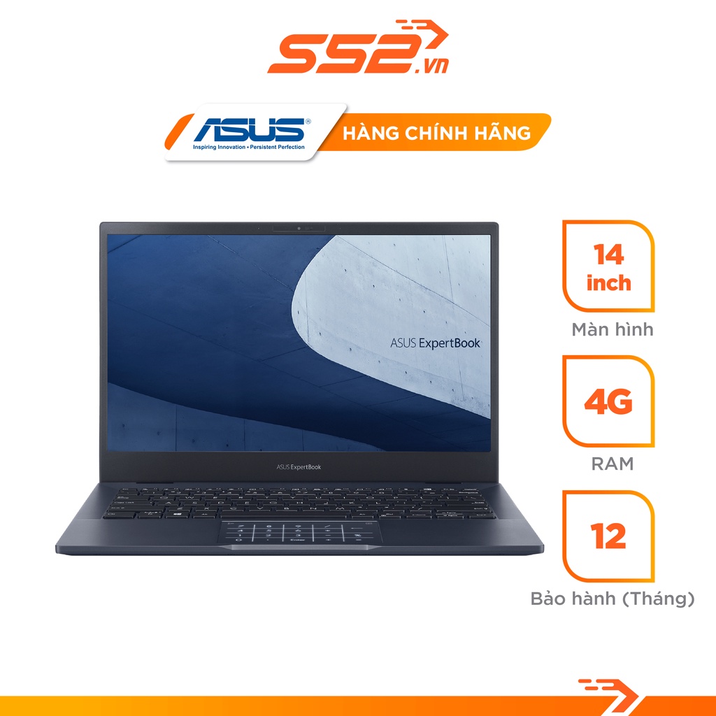 [Mã ELMALL1TR giảm 5% đơn 3TR] Laptop Asus ExpertBook P2451FA-EK1623T (Core™ i3-10110U | 4GB) - Bảo Hành Chính Hãng