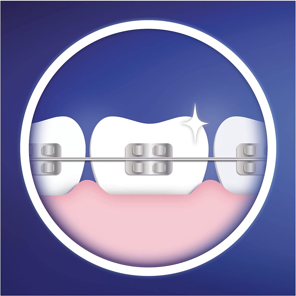 Đầu bàn chải điện Oral-B Ortho - Dành cho răng niềng - Hàng chính hãng