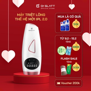 Máy triệt lông mini công nghệ mới triệt lông vĩnh viễn DR GLATT IPL 2.0