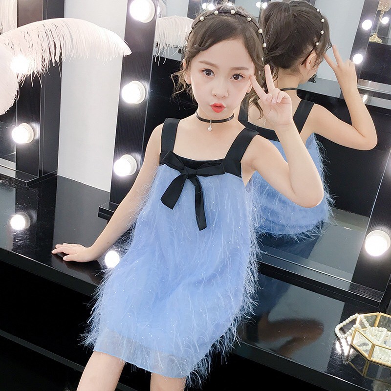 Váy bé gái công chúa ngắn nhiều sợi [14-40kg]