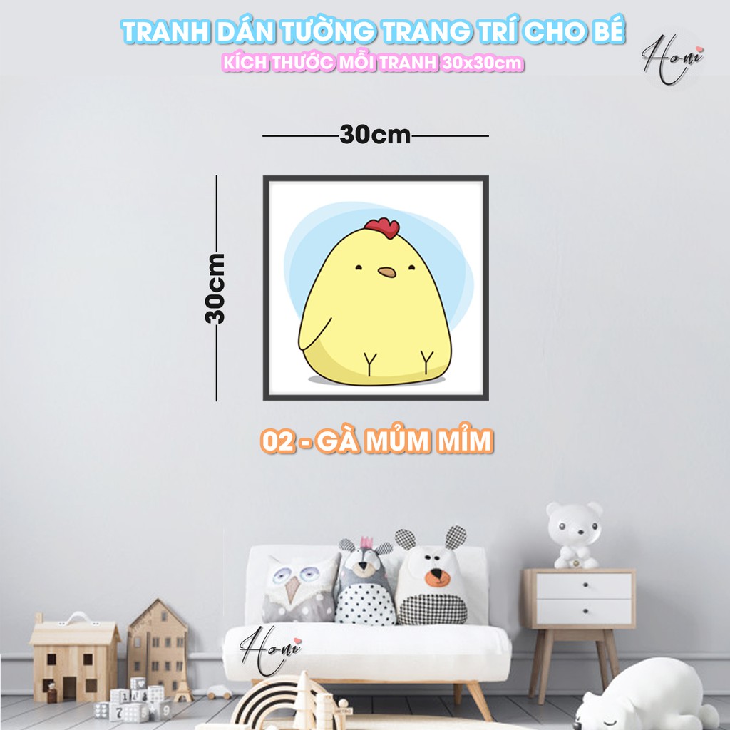 Decal Dán Tường Trang Trí Phòng Bé - Tranh Dán Tường Bộ Lẻ