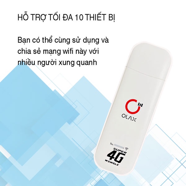 Usb Phát Wifi 4G Olax U80 Elite , Olax U90 , Jazz W02 150Mbps - Tốc Độ 150Mb, Chia Sẻ Cho 10 Thiết Bị Kết Nối Cùng Lúc