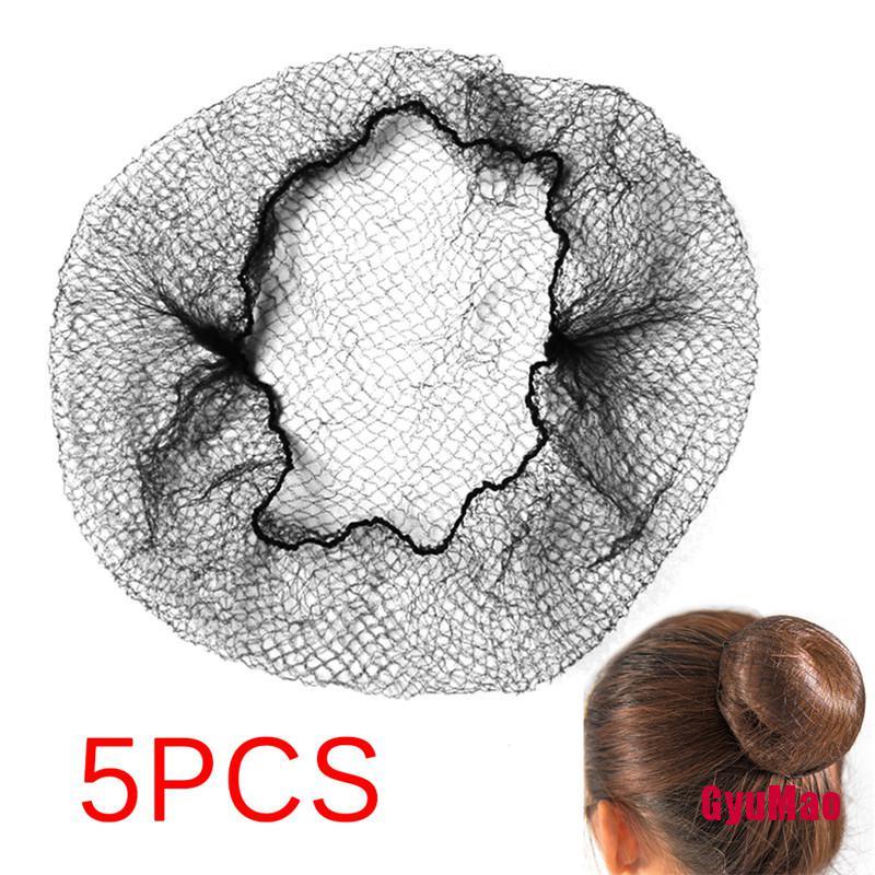 Bộ 5 Lưới Búi Tóc Nylon Màu Đen Cho Nữ rx1GUMO