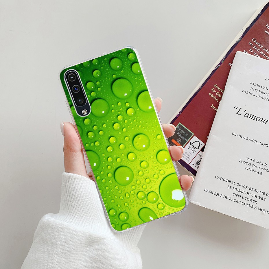 Ốp điện thoại TPU silicon dẻo họa tiết hoa cặp đôi cho Samsung Galaxy A70 A70S A50 A50S A30S