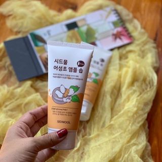 Sữa rửa mặt diếp cá sidmool houttuynia cordata ampoule soap