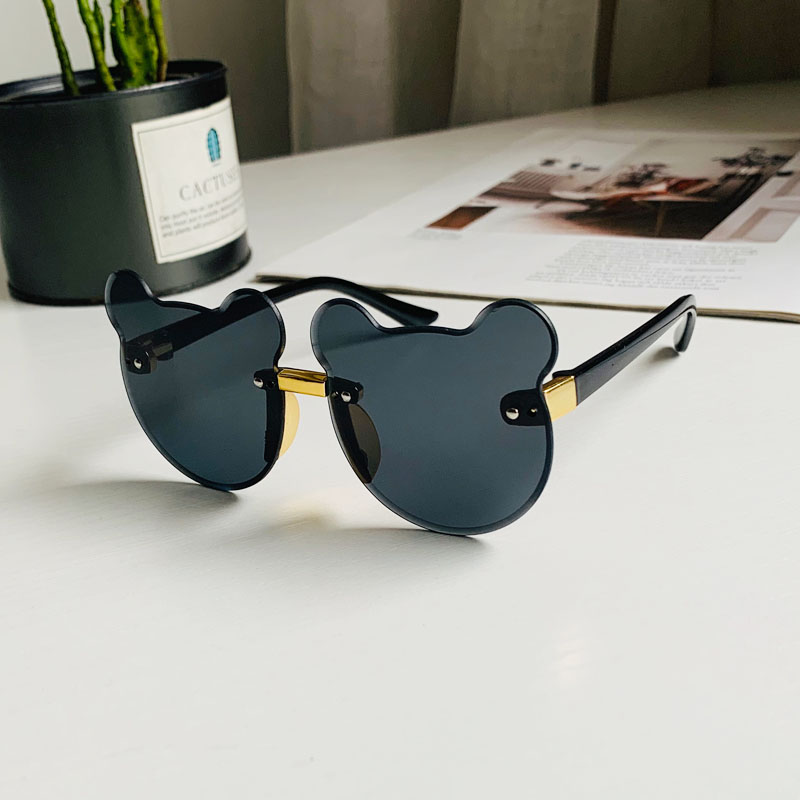 Kính mát hình tai gấu xinh xắn thời trang cho bé