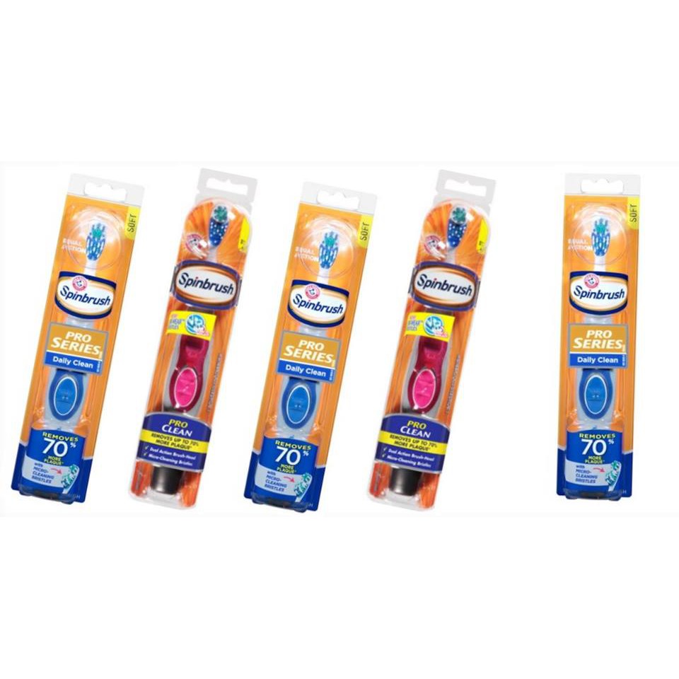 Bàn chải đánh răng bằng pin Arm &amp; Hammer Spinbrush