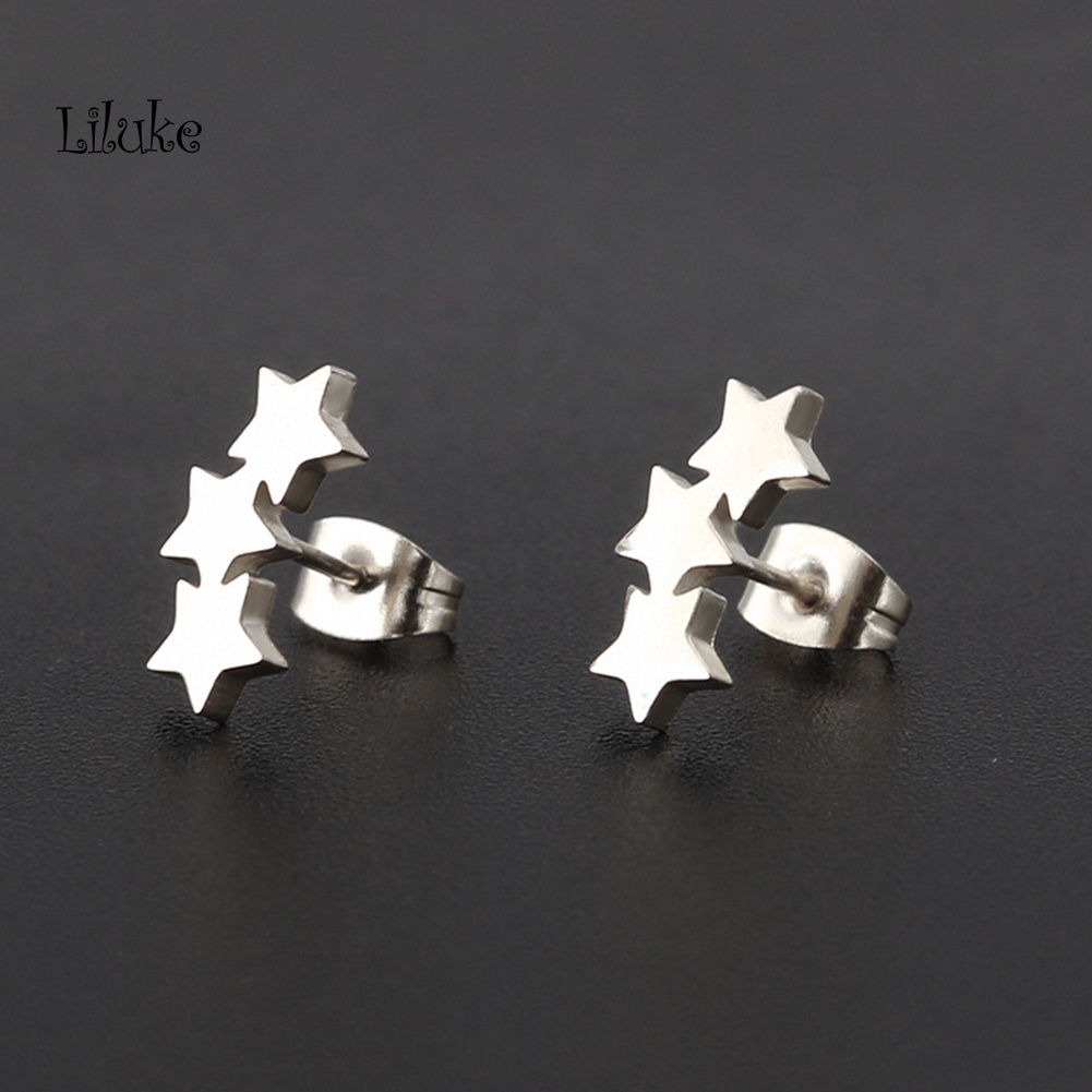 Đôi Khuyên Tai HìNh Ngôi Sao ĐíNh Kim Cương Giả ThờI Trang Cho Nữ