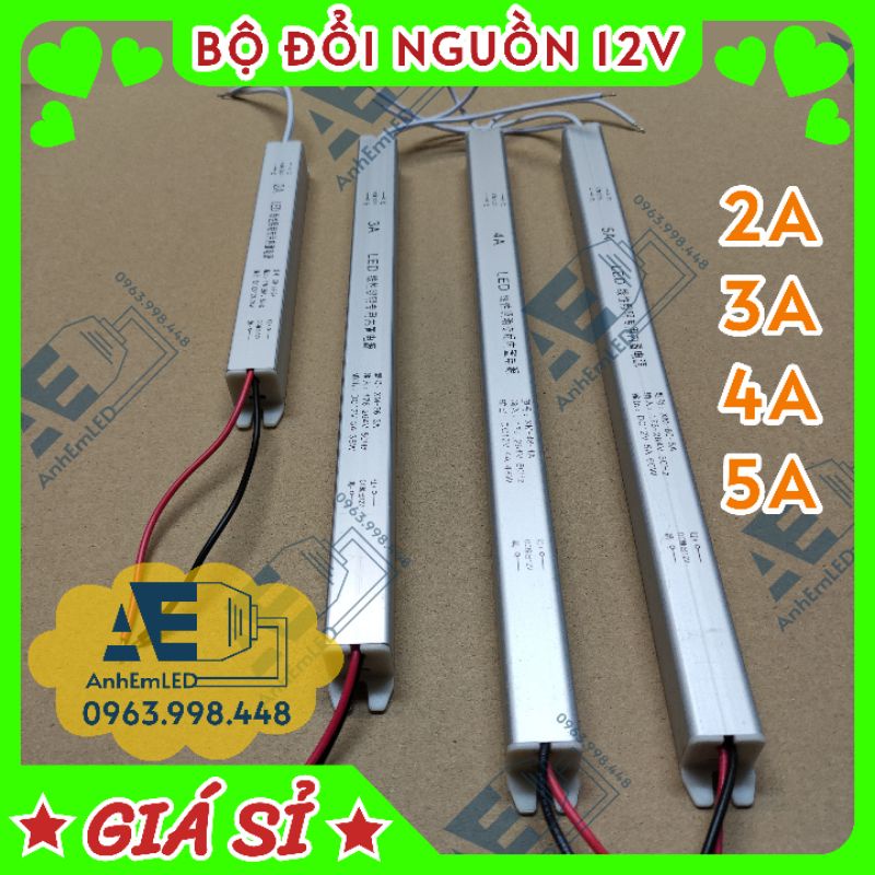 Nguồn 12V đũa mỏng đũa tổ ong 2A 24W 3A 36W 4A 48W 5A 60w