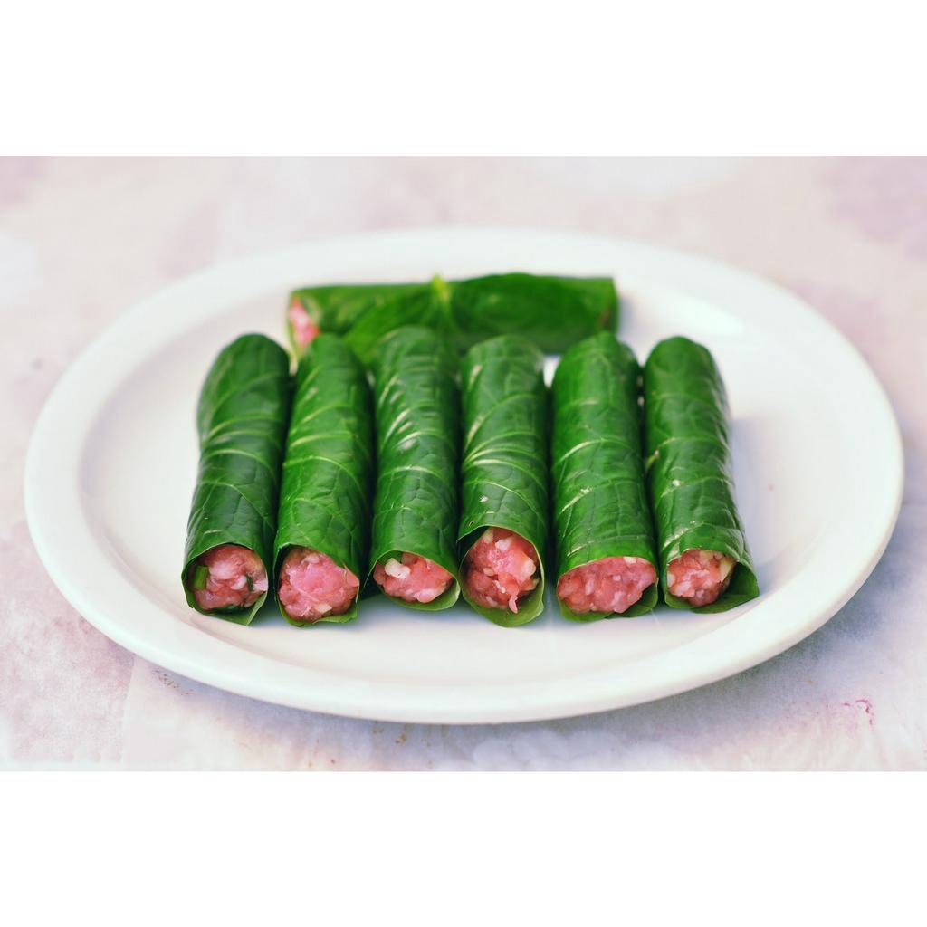 Chả Bò (Bò Cuộn) Lá Lốt  (Vỉ 20 Cái)