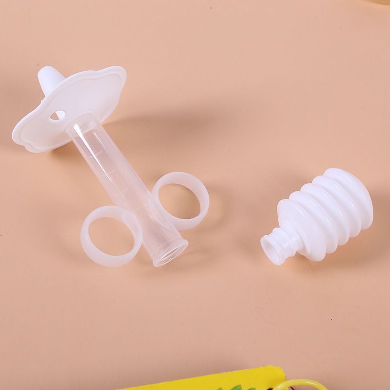Dụng cụ bón thuốc, bón sữa sử dụng nhiều lần dạng xilanh cho bé dung tích 5ml