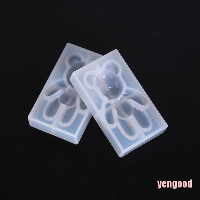 Khuôn Làm Bánh Chất Liệu Silicone Tự Làm Hình Gấu Dễ Thương