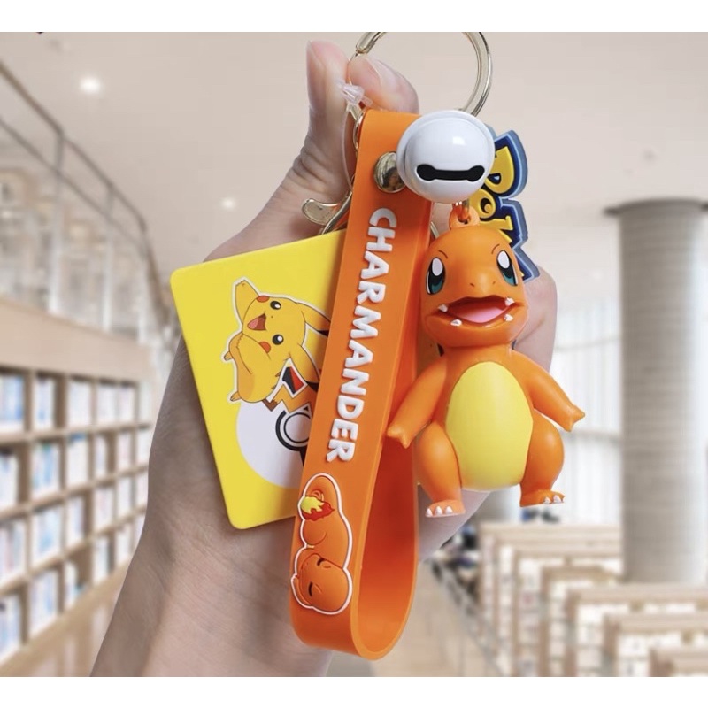 Móc Khoá mô hình nhân vật Pokemon các loại cực đánh yêu - Móc chìa khoá , móc balo , Pikachu ,..