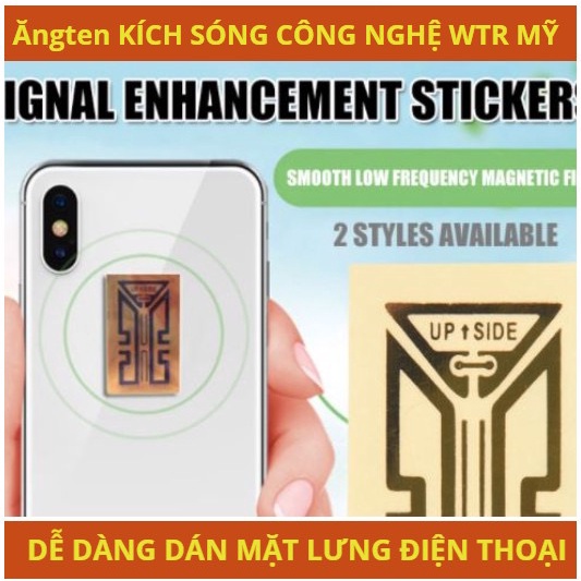 Chíp Kích Sóng Miếng Dán Kích Sóng Tăng Tốc Độ Mạng 4G và Wifi cho Điện Thoại