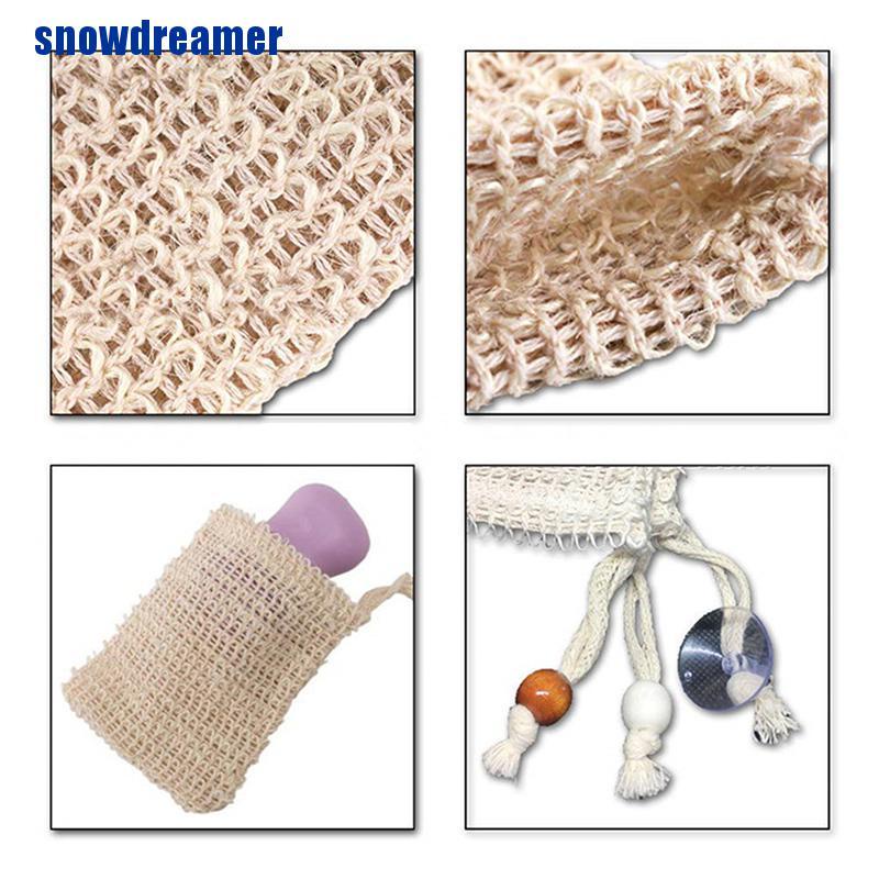 [Hàng mới về] Túi sợi tẩy da chết đựng xà phòng khi tắm tiện lợi tiết kiệm không gian