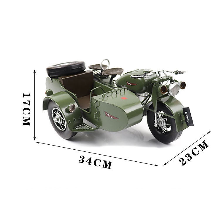 Mô Hình Xe Sidecar