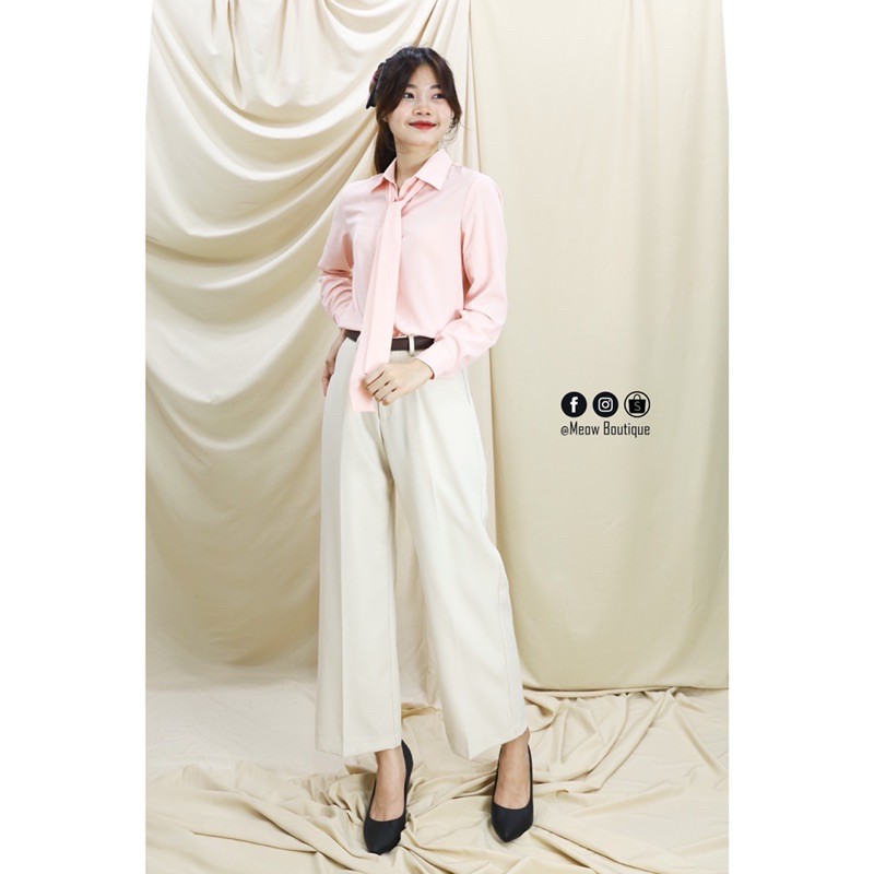 [Hình thật tự chụp] Quần ống suông Meow Boutique | BigBuy360 - bigbuy360.vn