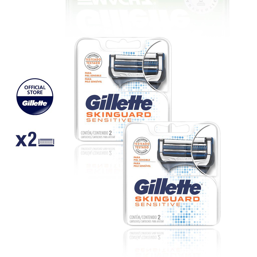 Combo 2 hộp lưỡi Gillette Skinguard 2s
