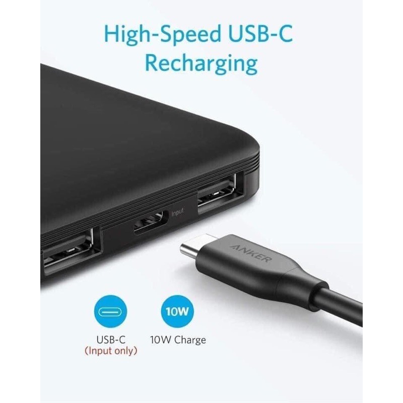 SẠC DỰ PHÒNG ANKER KHÔNG DÂY Powercore 10K Wireless