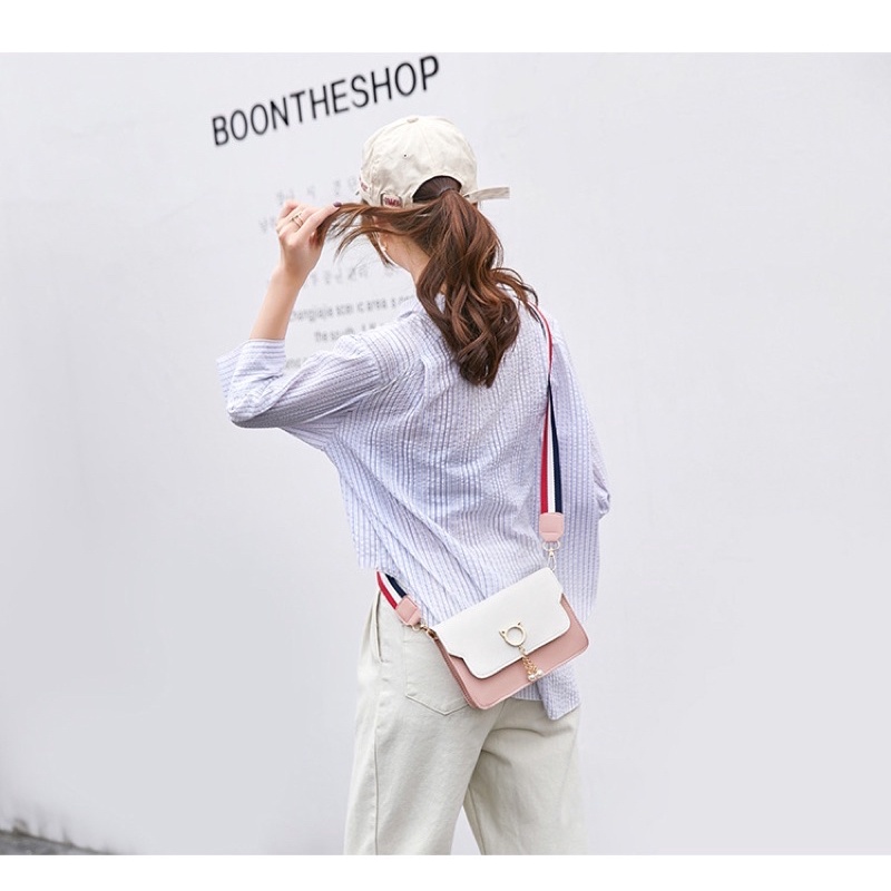 Túi xách nữ, túi đeo chéo khuyên mèo trẻ trung năng động, mẫu được yêu thich nhất màu hè năm 2022